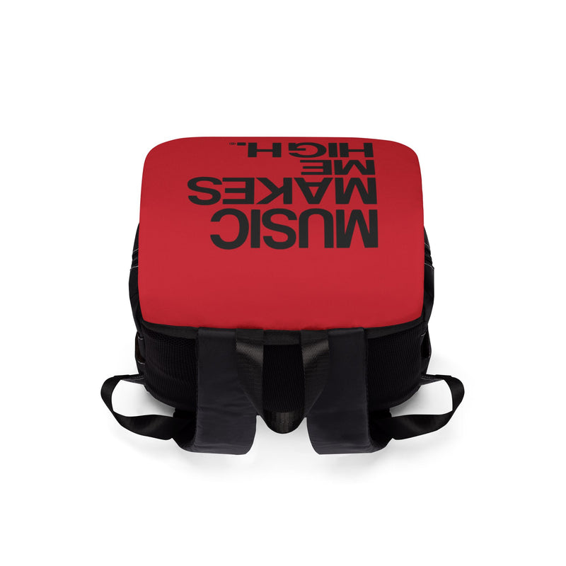 MMMH Backpack: Dark Red | Black Lettering