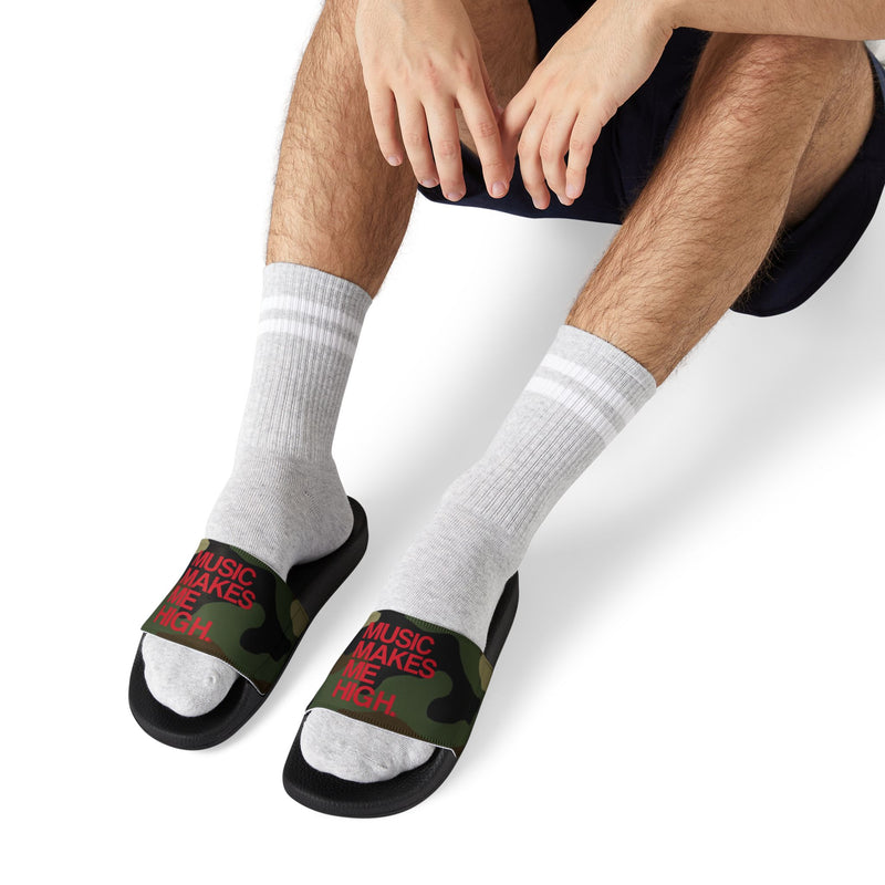 MMMH Unisex Sandals: Camo/Black | Red