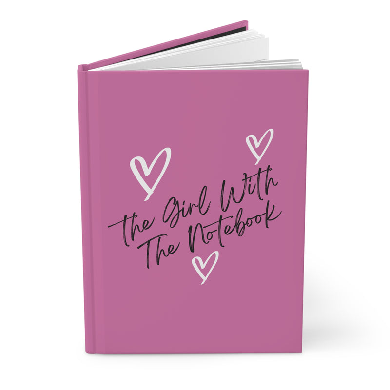 TGWTN Hardcover Journal: White/Black | Light Pink