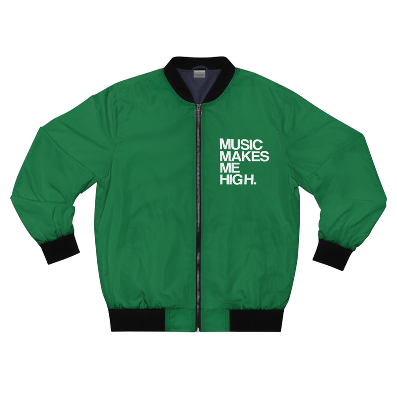 MMMH Bomber Jacket: Dark Green | White Lettering