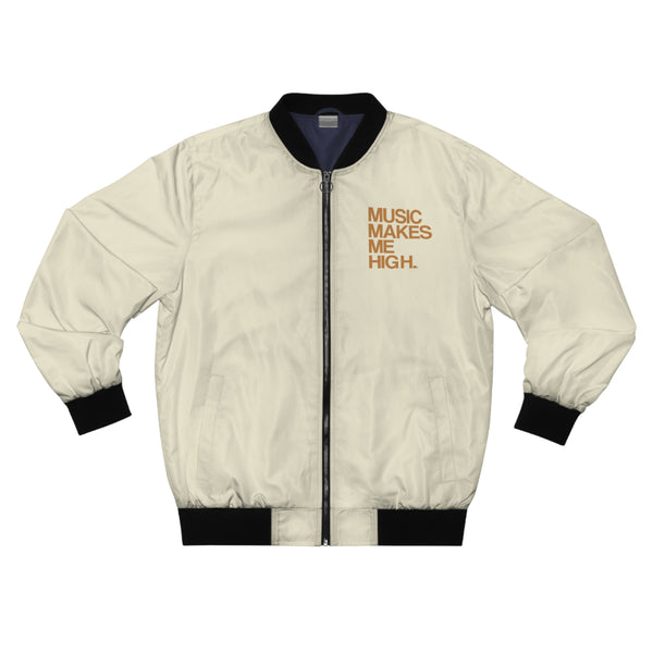 MMMH Unisex Bomber Jacket: Beige | Light Brown