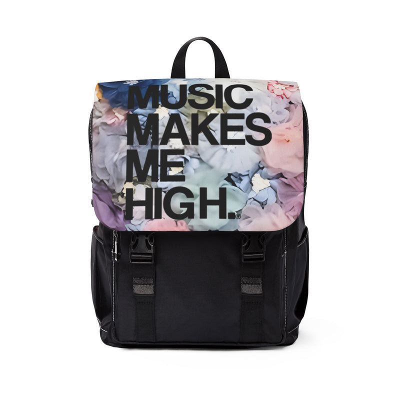 MMMH Backpack: Flowers | Black