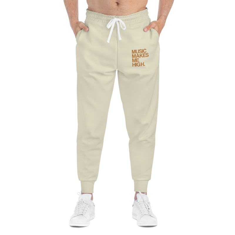 MMMH Unisex Joggers: Beige | Light Brown