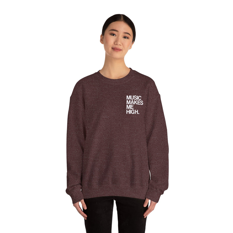 MMMH Unisex Sweatshirt: Heather Sport Dark Maroon | White Lettering