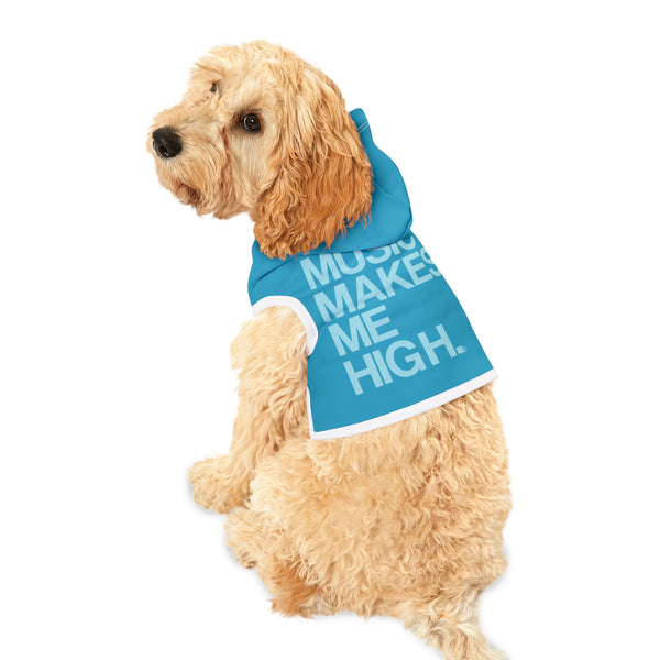 MMMH Pet Hoodie: Turquoise | Light Turquoise