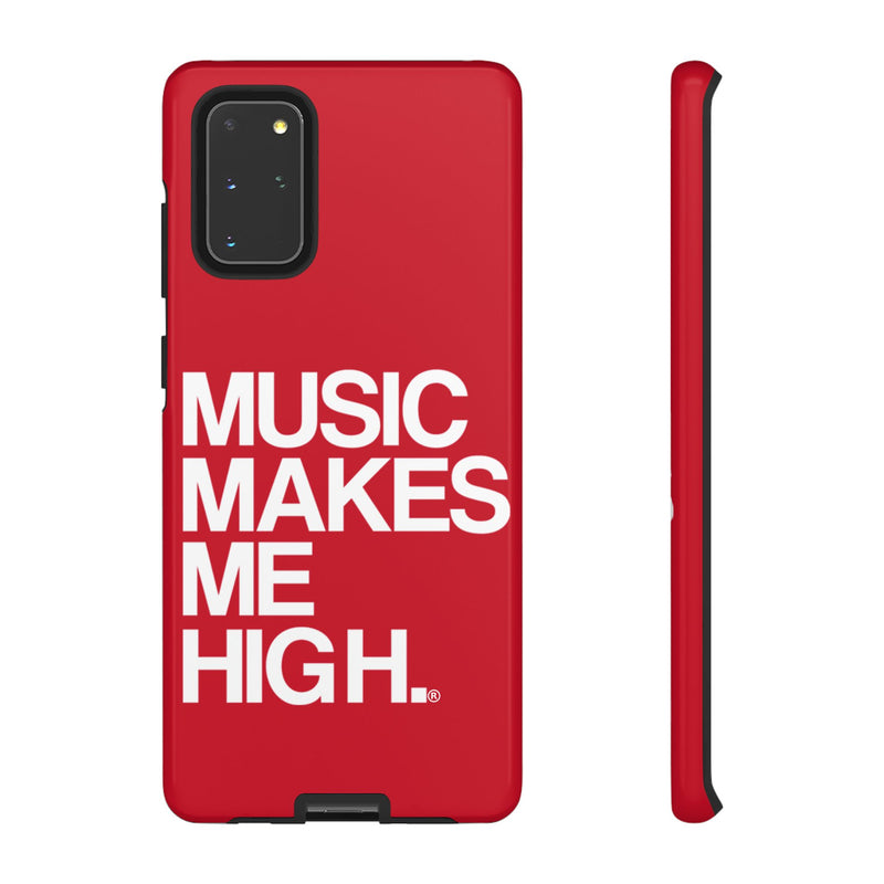 MMMH Classic Phone Case: Dark Red | White