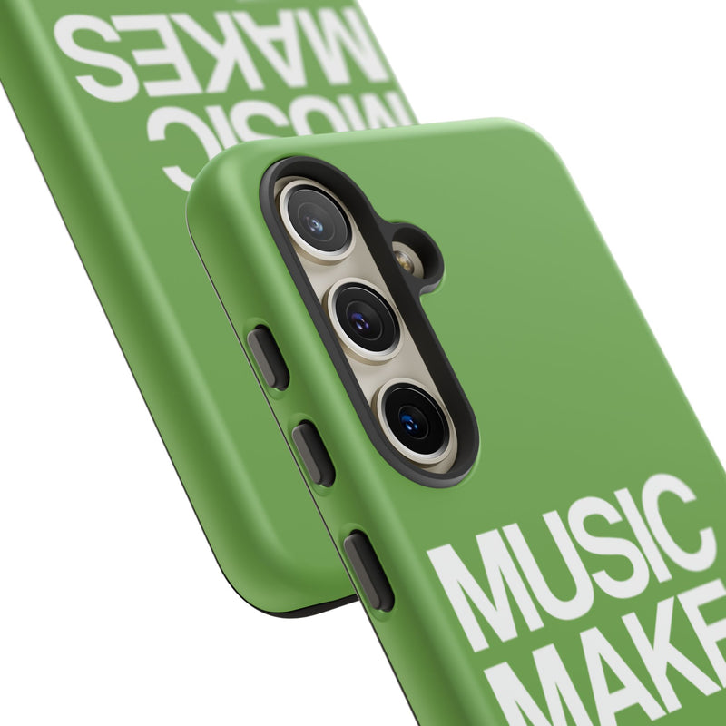 MMMH Classic Phone Case: Green | White