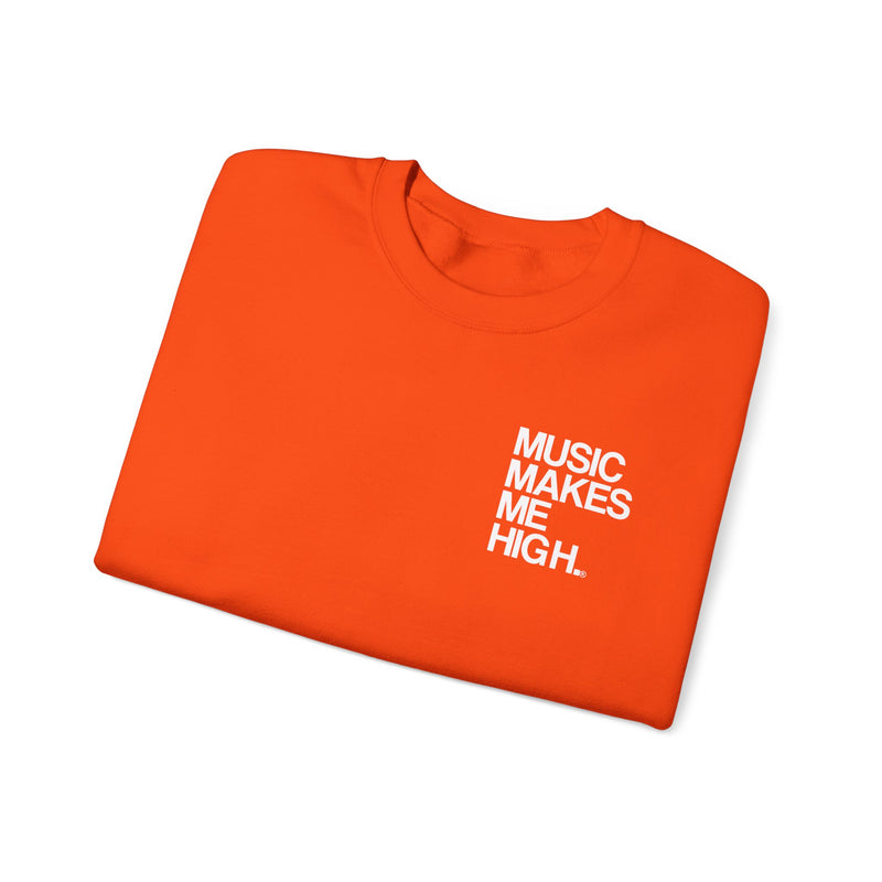 MMMH Unisex Sweatshirt: Orange | White Lettering