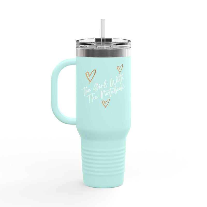 TGWTN Insulated Mug: Brown/White | Teal