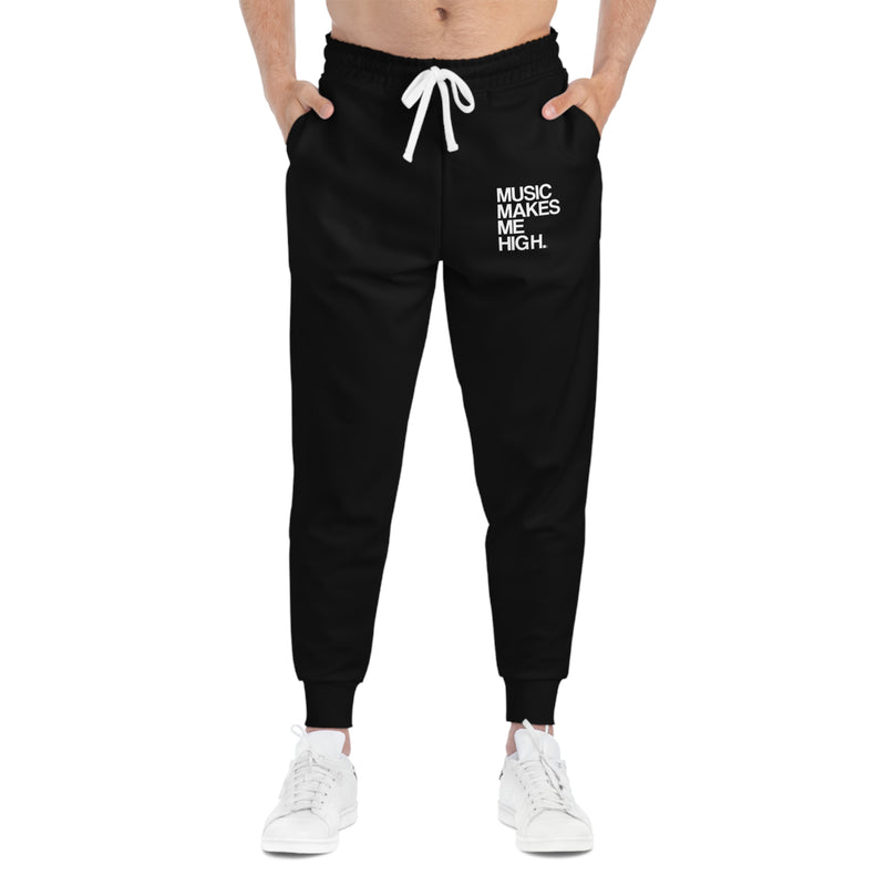 MMMH Unisex Joggers: Black | White