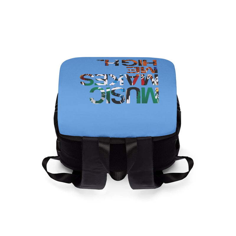 MMMH Backpack: Light Blue | Graffiti