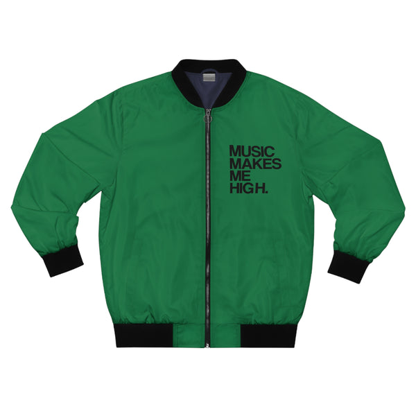 MMMH Unisex Bomber Jacket: Dark Green | Black