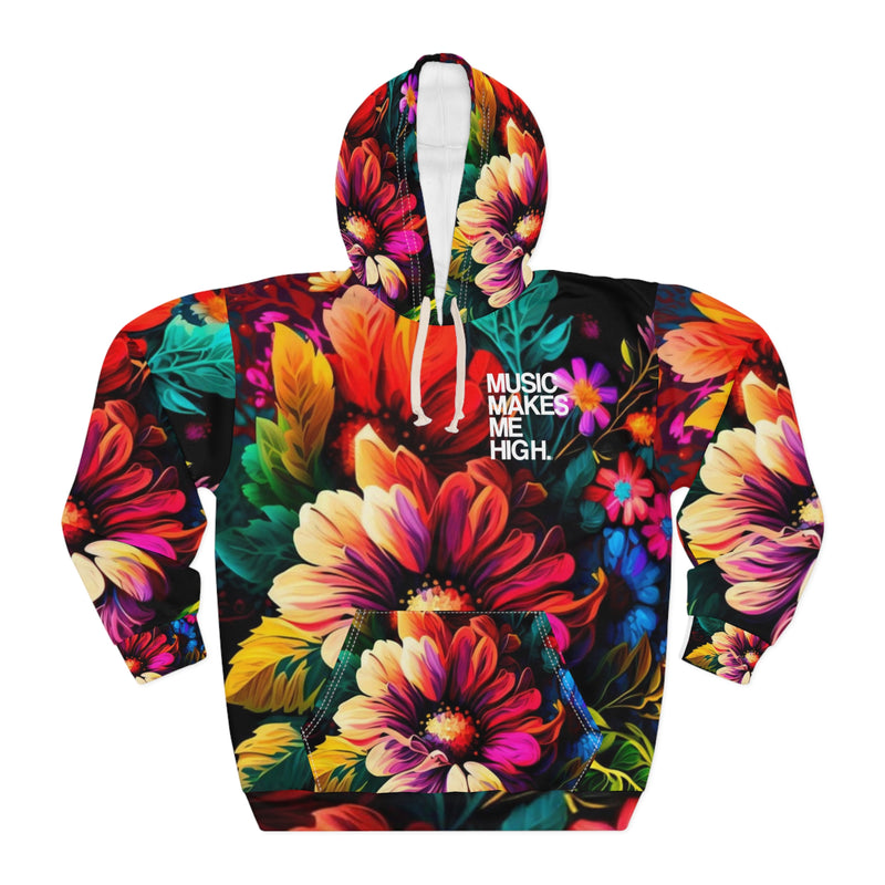 MMMH Unisex Hoodie: Floral | White