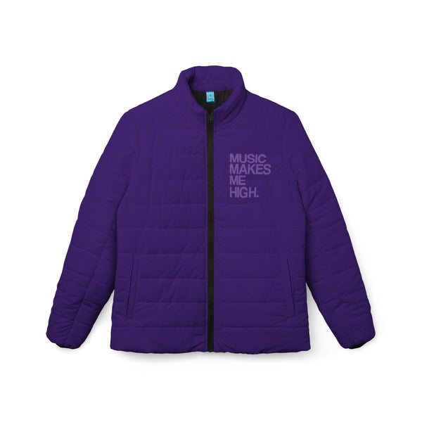 MMMH Women’s Puffer Jacket: Purple | Light Purple