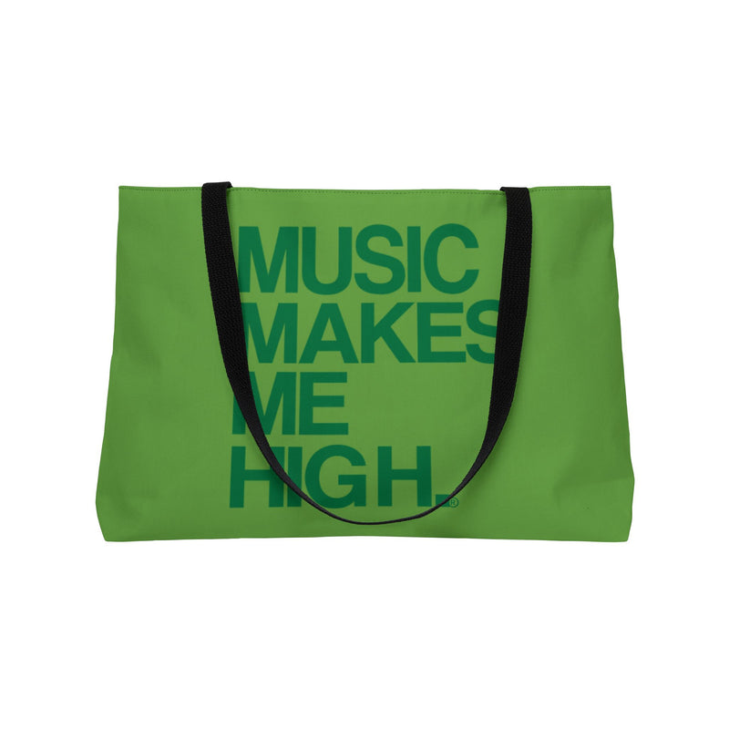 MMMH Weekender Bag (Black Handle): Green | Dark Green