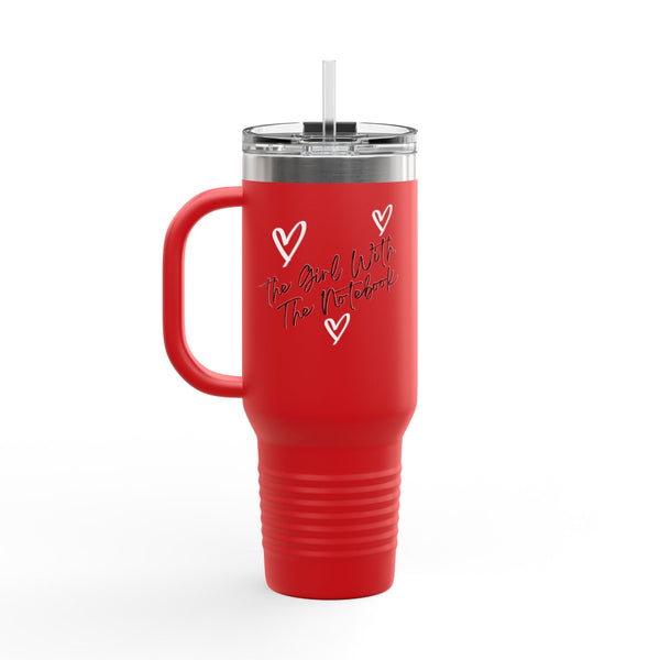 TGWTN Insulated Mug: White/Black | Red