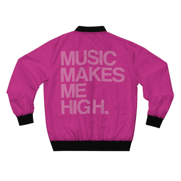 MMMH Unisex Bomber Jacket: Pink | Light Pink