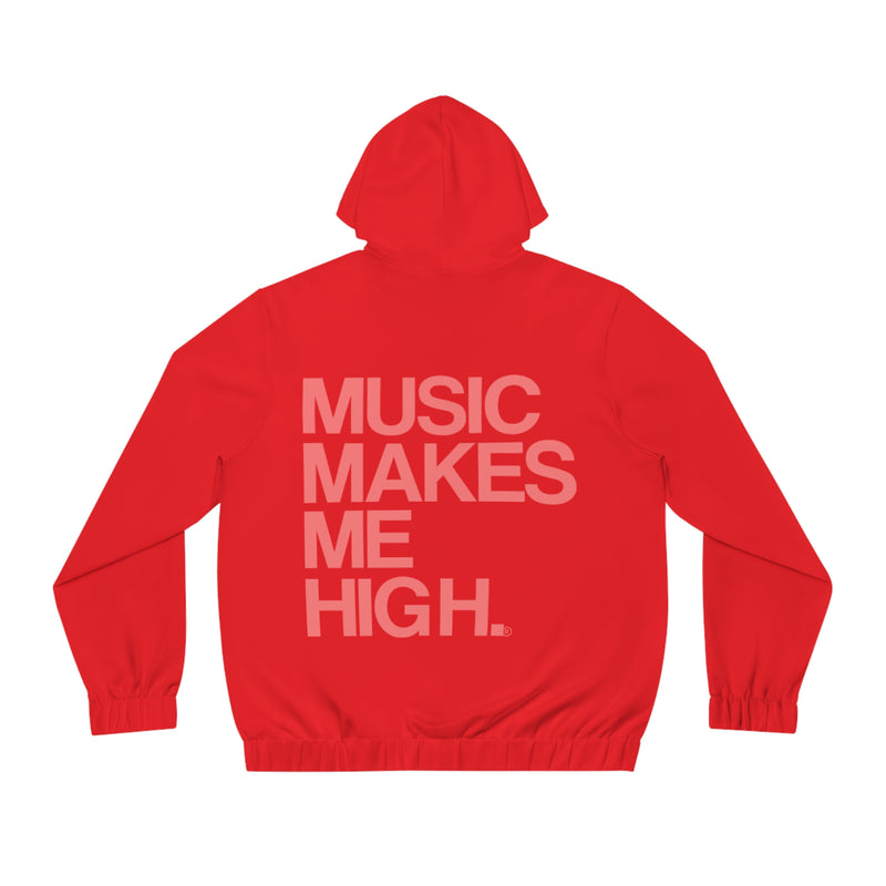 MMMH Unisex Zip Hoodie: Red | Light Red