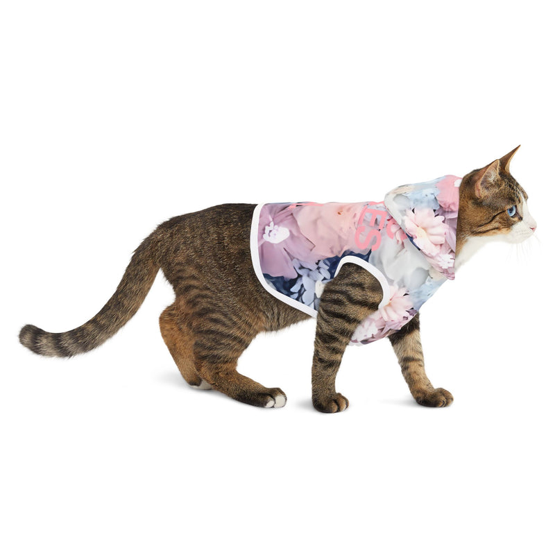 MMMH Pet Hoodie: Flowers | Light Pink