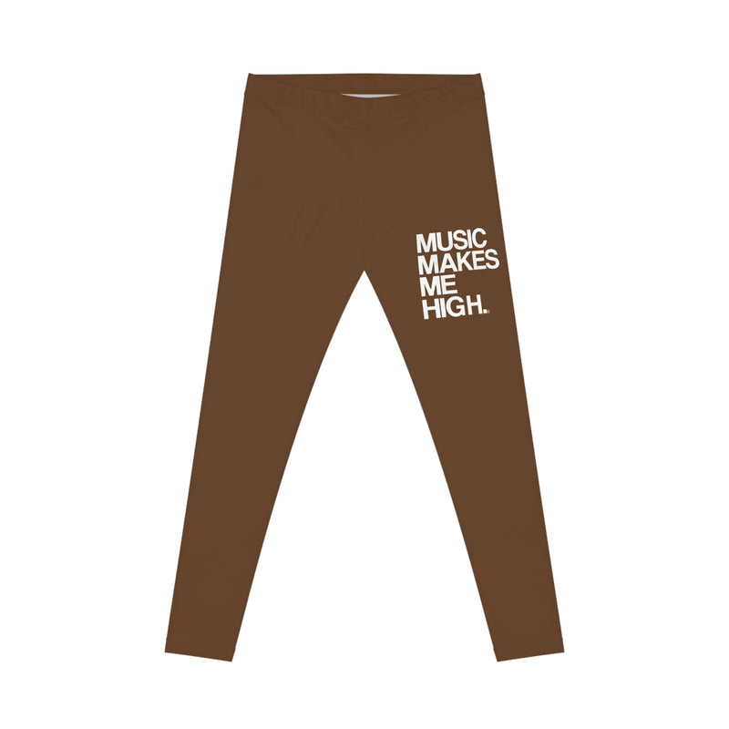 MMMH Leggings: Brown | White