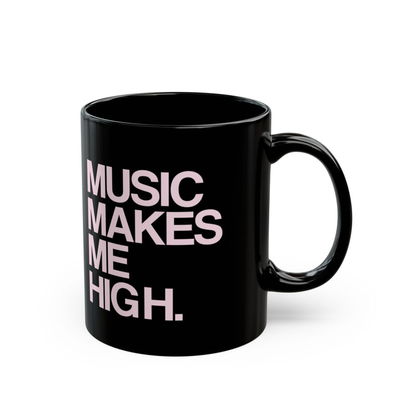 MMMH Black Mug: Light Pink