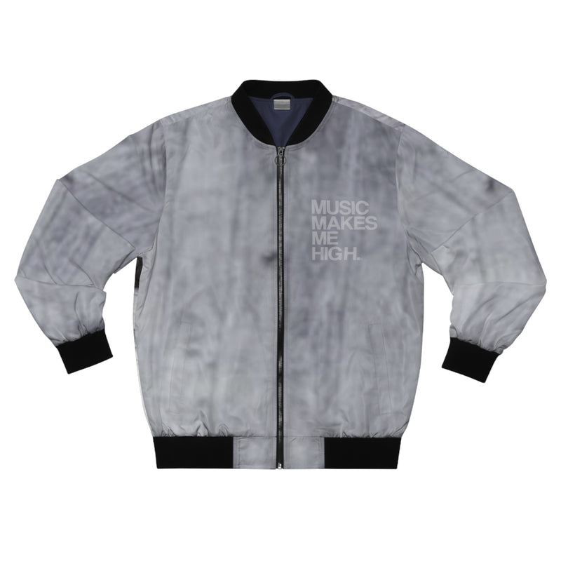 MMMH Unisex Bomber Jacket: Blueprint | White