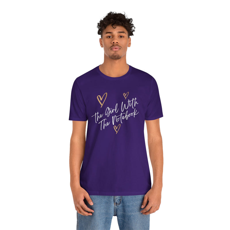 TGWTN Unisex T-Shirt: Brown/White | Purple