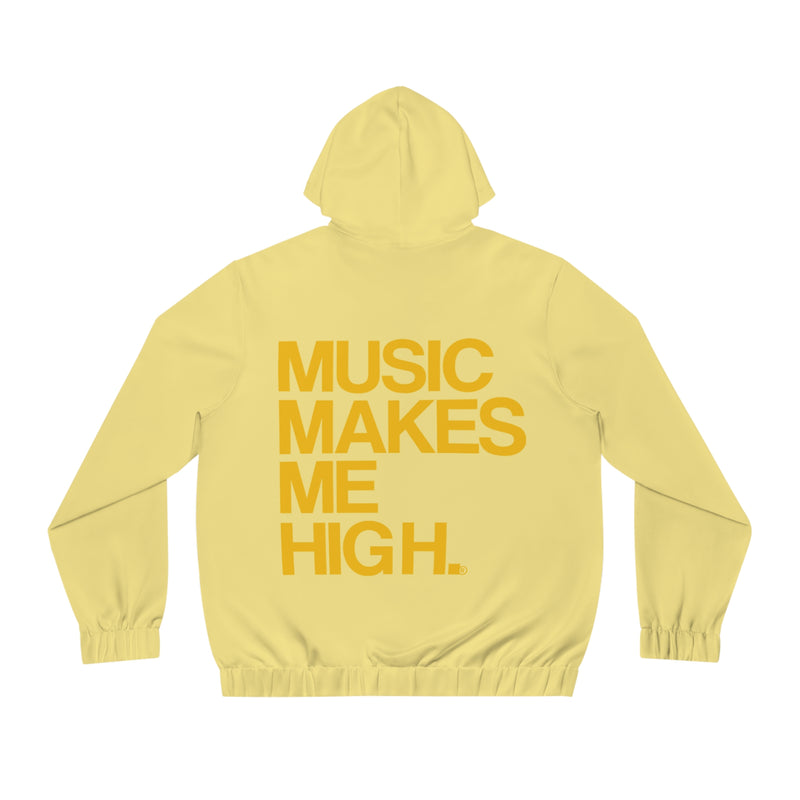 MMMH Unisex Zip Hoodie: Light Yellow | Yellow