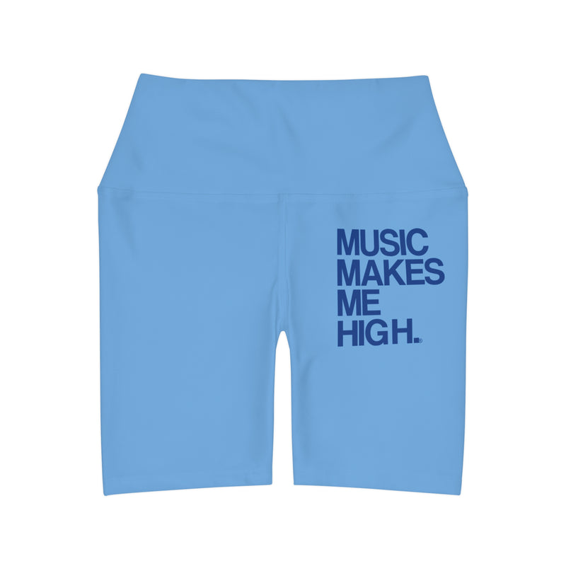 MMMH Yoga Shorts: Light Blue | Blue