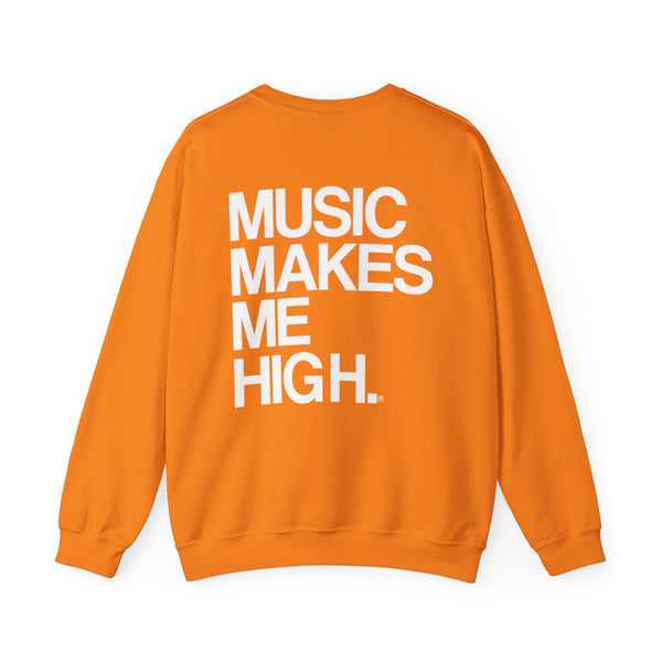 MMMH Unisex Sweatshirt: Safety Orange | White