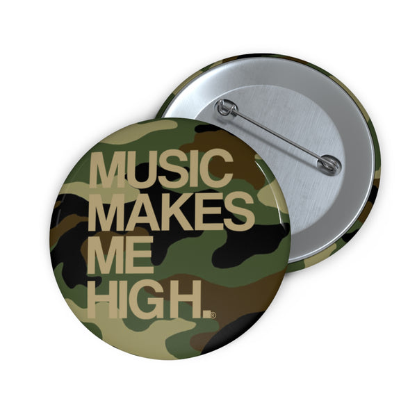 MMMH Round Pin: Camo | Gold