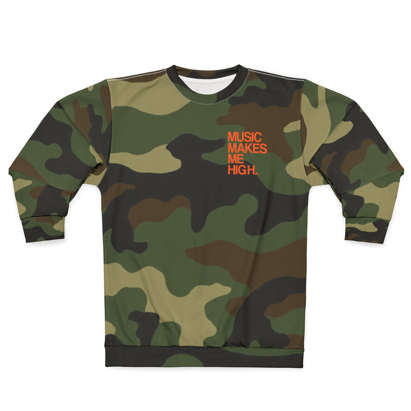 MMMH Unisex Sweatshirt: Camo | Orange