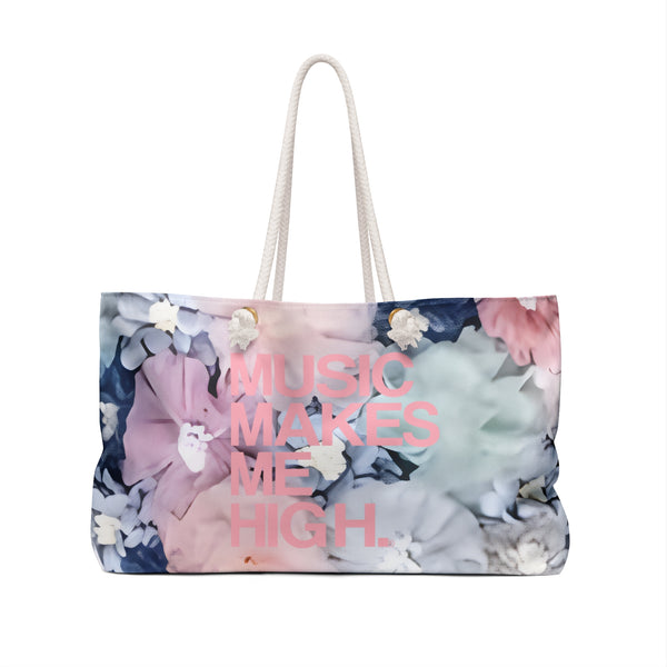 MMMH Weekender Bag (Rope Handle): Flowers | Light Pink