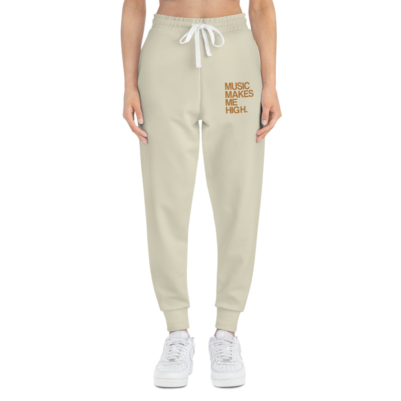 MMMH Unisex Joggers: Beige | Light Brown