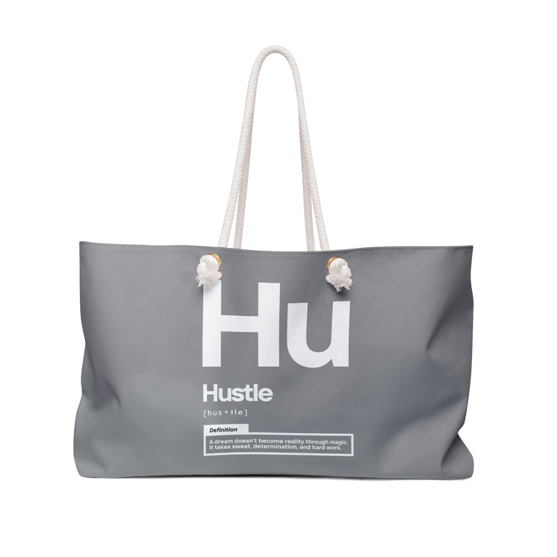 NOVL Weekender Bag (Rope Handle): Hustle White | Grey