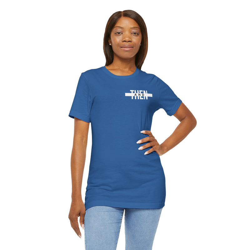 IJTT Unisex T-Shirt: AT Slash White | Blue