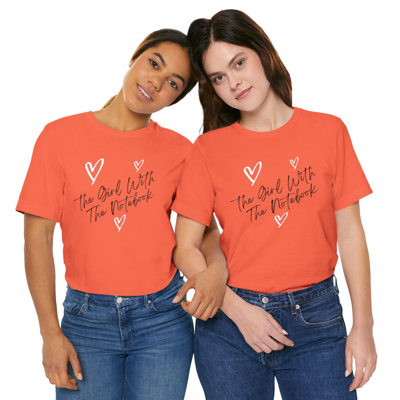 TGWTN Unisex T-Shirt: White/Black | Coral