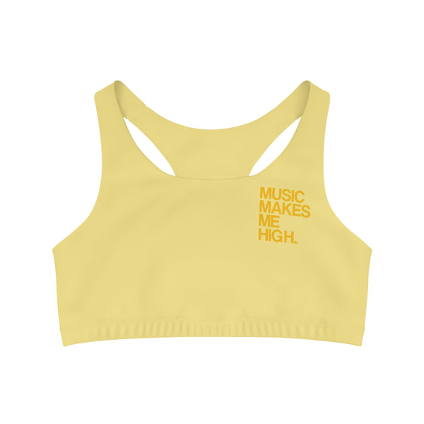 MMMH Sports Bra: Light Yellow | Yellow