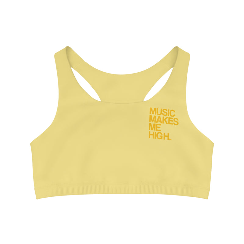 MMMH Sports Bra: Light Yellow | Yellow