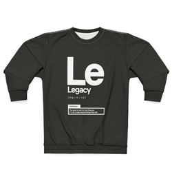 NOVL Unisex Sweatshirt: Legacy Black | White