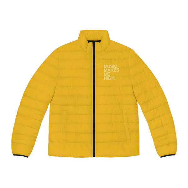 MMMH Men's Puffer Jacket: Yellow | Light Yellow