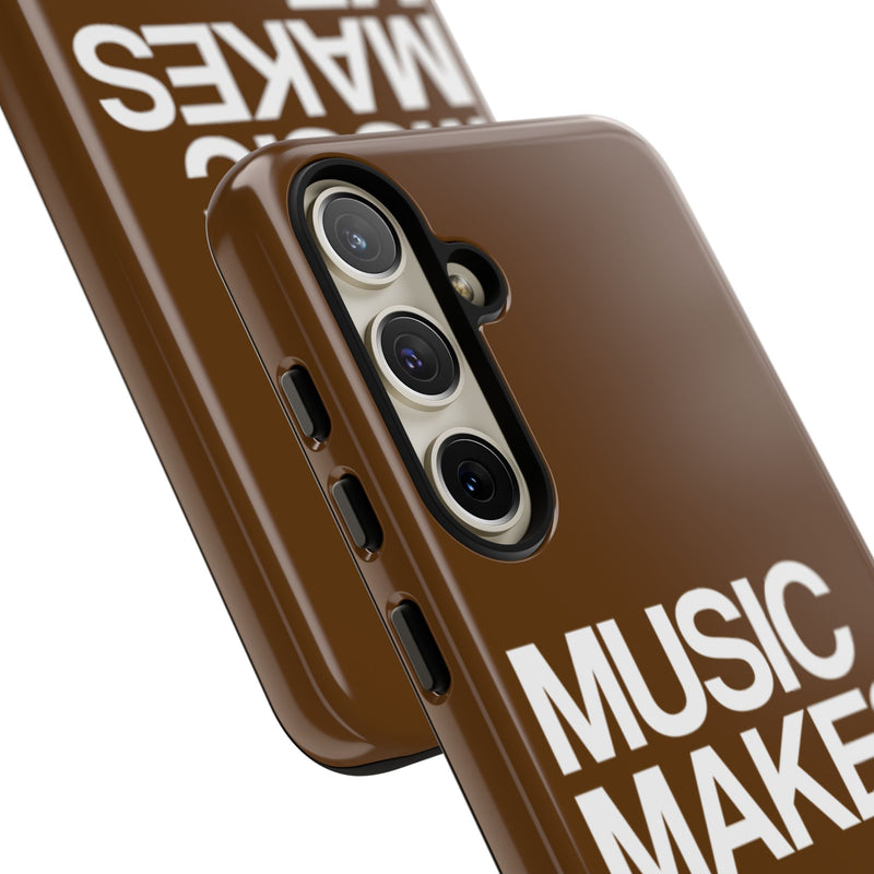 MMMH Classic Phone Case: Brown | White