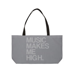 MMMH Weekender Bag (Black Handle): Grey | Light Grey