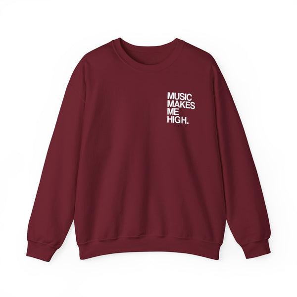 MMMH Unisex Sweatshirt: Garnet | White Lettering