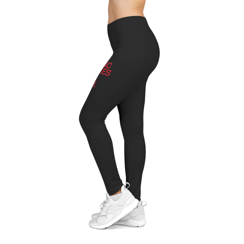 MMMH Leggings: Black | Red