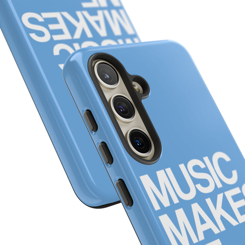 MMMH Classic Phone Case: Light Blue | White