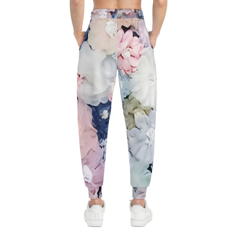 MMMH Unisex Joggers: Flowers | Light Pink