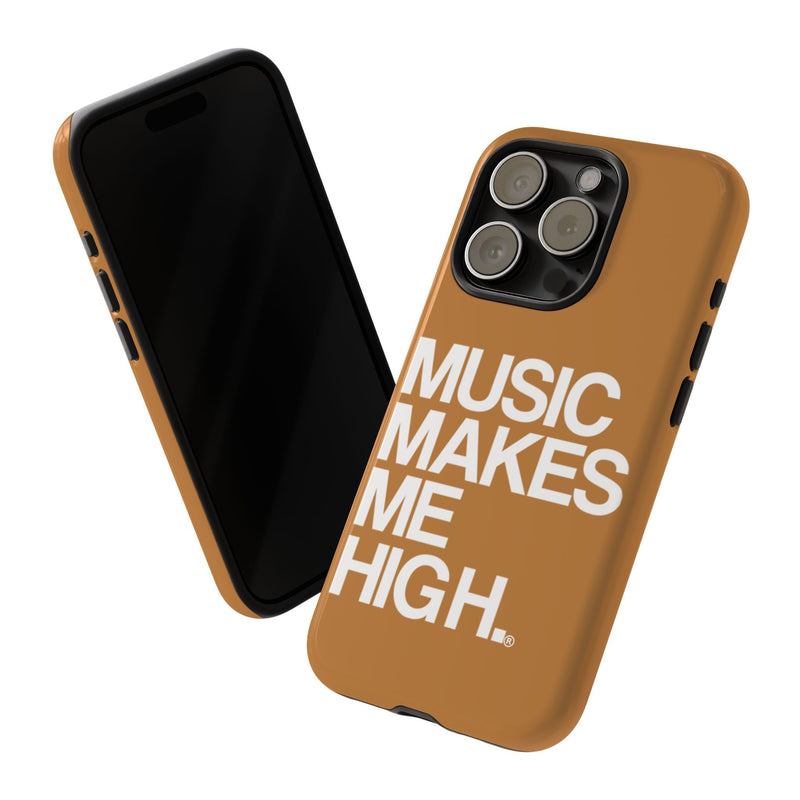 MMMH Classic Phone Case: Light Brown | White