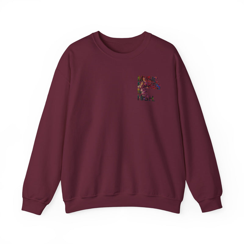 MMMH Unisex Sweatshirt: Maroon | Floral