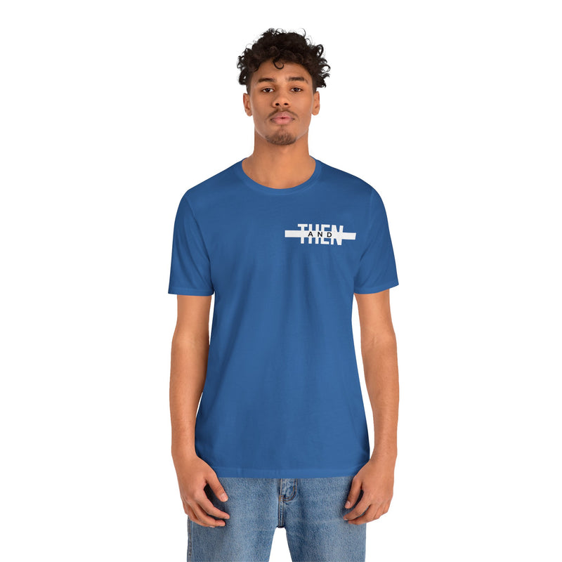 IJTT Unisex T-Shirt: AT Slash White | Blue